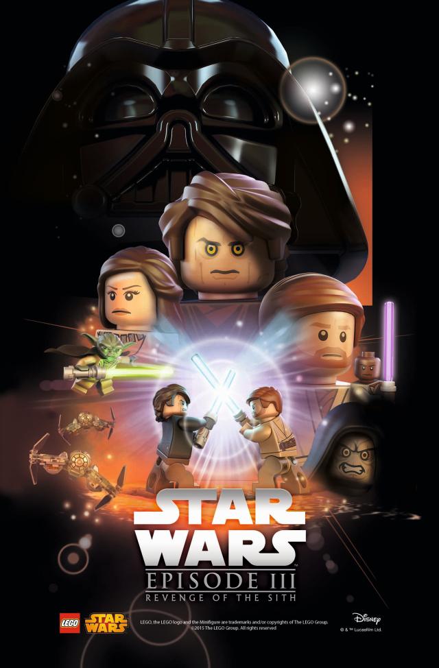 LEGO Star Was Movie Poster - Episode 3 v4
