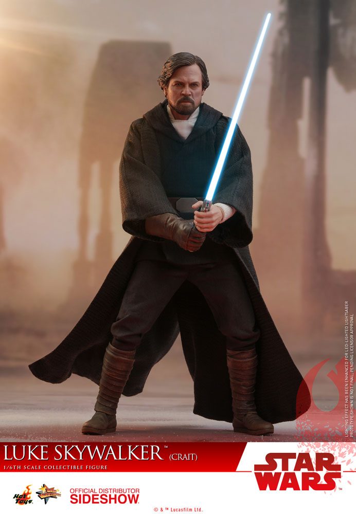 Star Wars Luke Skywalker Crait Sixth Scale Figure Hot Toys 903743 02
